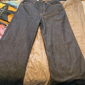 LEVIS RIBCAGE WIDE LEG JEANS SIZE 32